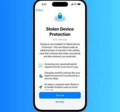 松柏镇苹果授权维修店分享被盗设备保护功能开启方法 