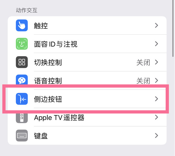 松柏镇苹果14维修店分享iPhone14 Plus侧键双击下载功能关闭方法 