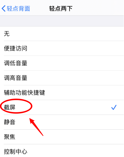 松柏镇苹果手机维修分享iPhone12如何启用双击截屏 